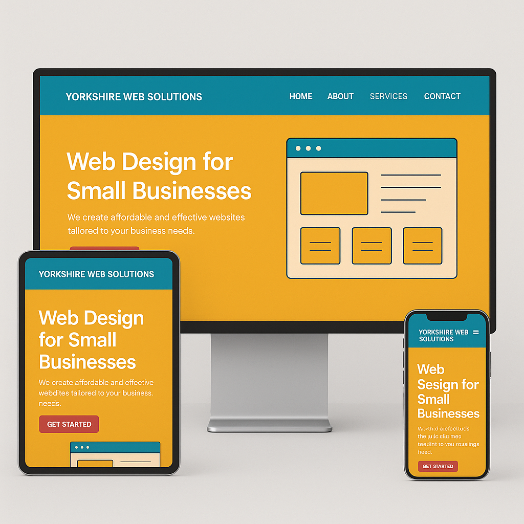 affordable websites for small businesses built by Yorkshire Web Solutions